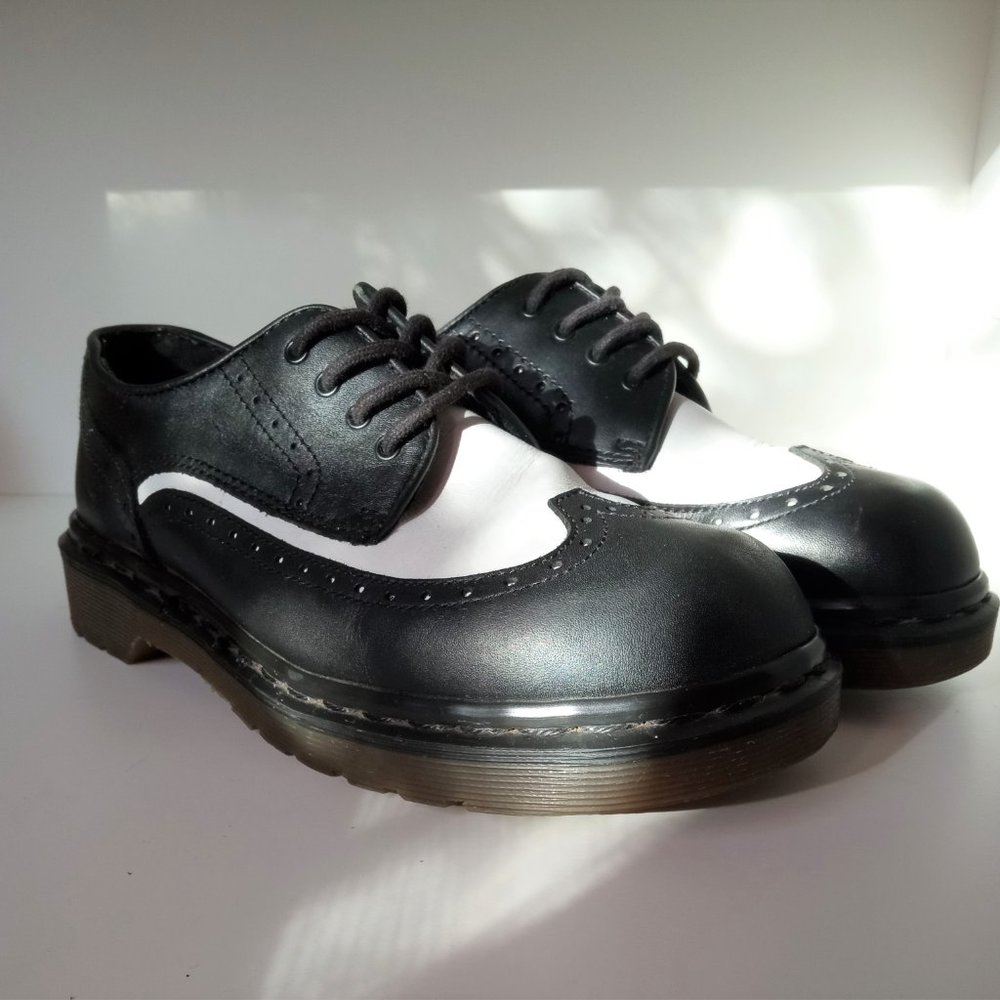 Doc Martens Black and White Oxfords